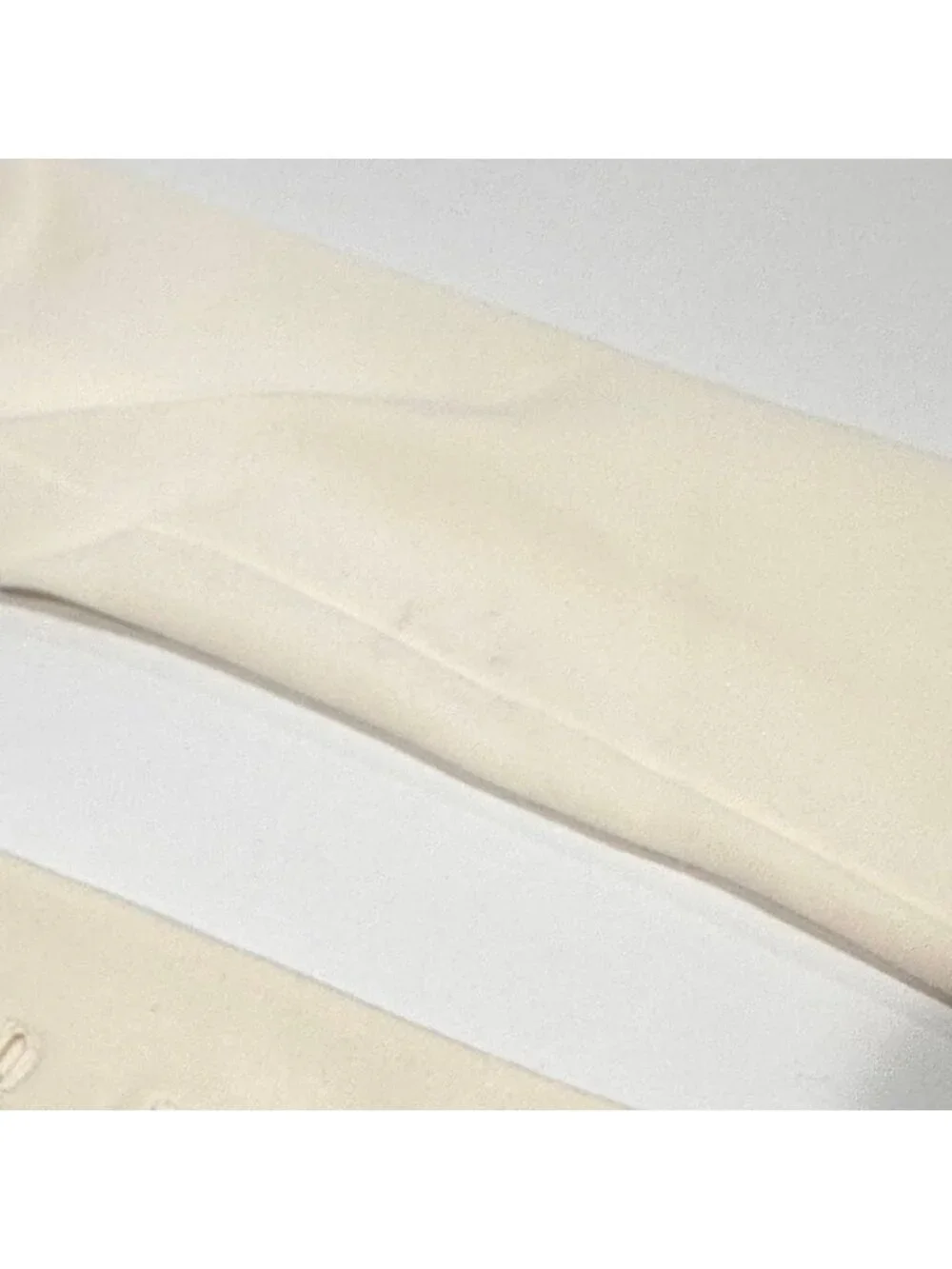 Vintage Off White Cream Button Up Formal Opera Gloves